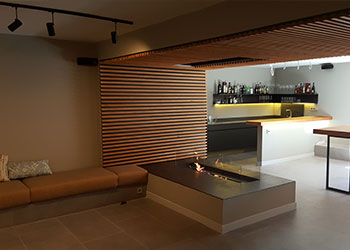 Chimenea bioetanol modelo Ithania